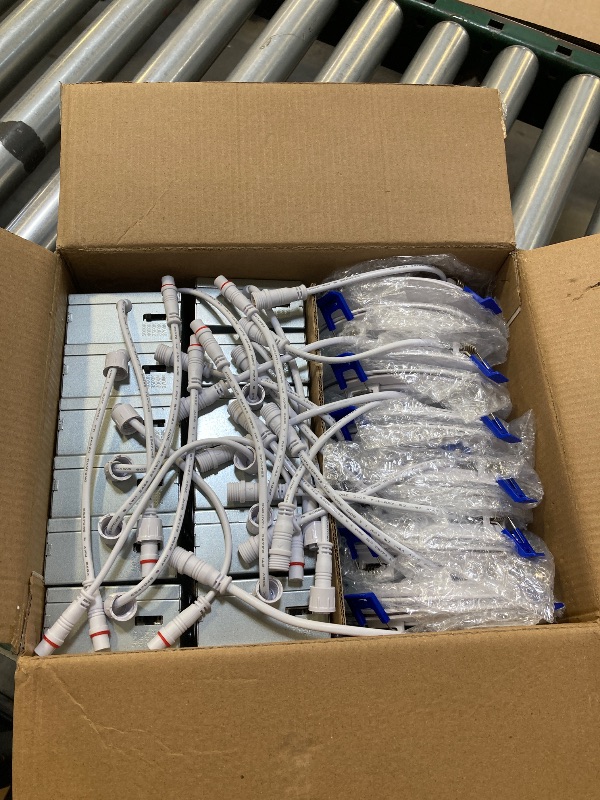 Photo 1 of zouzai 12 Pack 4 Inch 5CCT Ultra-Thin LED Recessed Ceiling Light with Junction Box, 2700K/3000K/3500K/4000K/5000K Selectable, 9W Eqv 80W, Dimmable, led can Lights - ETL and Energy Star Certified