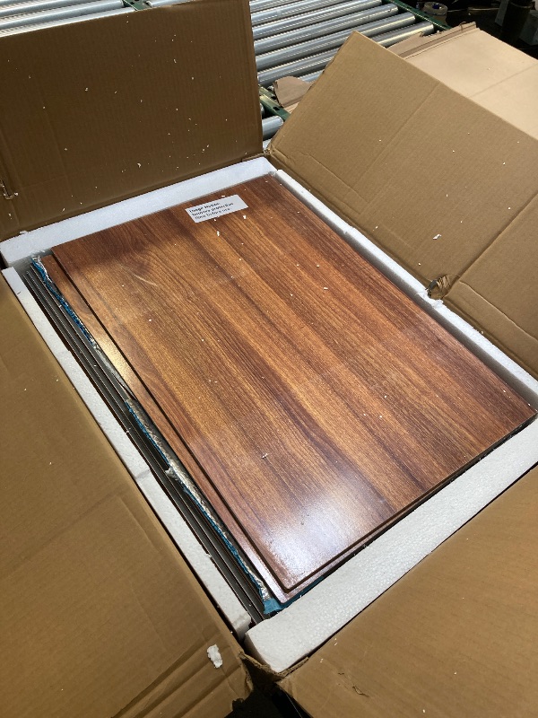 Photo 1 of 6 PCS Wire Rack Covers for Pantry Wood Grain, 24'' W * 16'' D (Ready to Use) Faux Wood Shelf Covers for Wire Shelving, Rustic Closet Shelves Covering Toppers - Bathroom, Kitchen, Garage (Brown)
