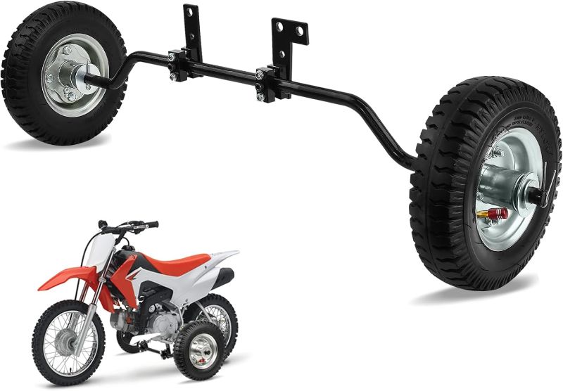 Photo 1 of Dirt Bike Training Wheels 50cc Compatible with razor MX500 MX125 MX400 honda CRF50 XR50 Z50 yamaha PW50 TTR50 ktm 50cc Mini Senior Adenture, Fit for All Kinds of 50CC Dirt Bike
