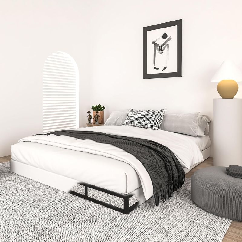 Photo 1 of Qingzhou 5 Inch Box Spring for Queen Bed, Heavy Duty Metal Mattress Foundation, 3000 lbs Capacity, Low Profile Bed Base, Noise-Free, Easy Assembly, Fabric Cover
