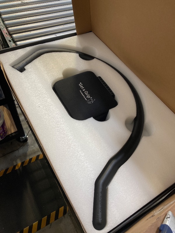 Photo 1 of TherapyGrip Professional Grade Massage Gun - Deep Tissue Back Massager with Heat and Cold Therapy Tip and Innovative Full-Body Extended Handle