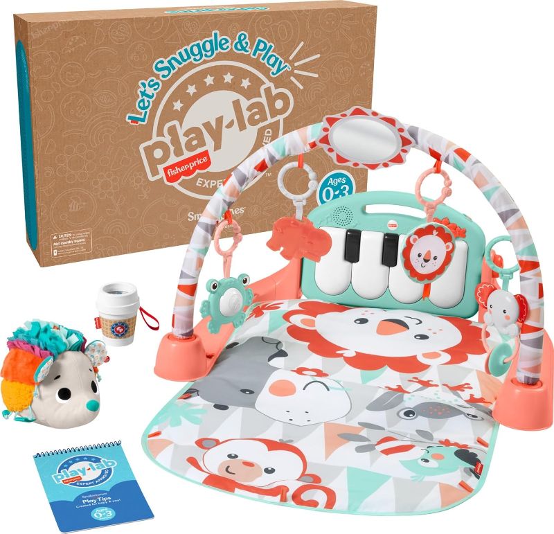 Photo 1 of Fisher-Price Newborn Baby Kit Let’s Snuggle & Play Set, Developmental Toys with Activity Guide for Infants Ages 0+ Months
