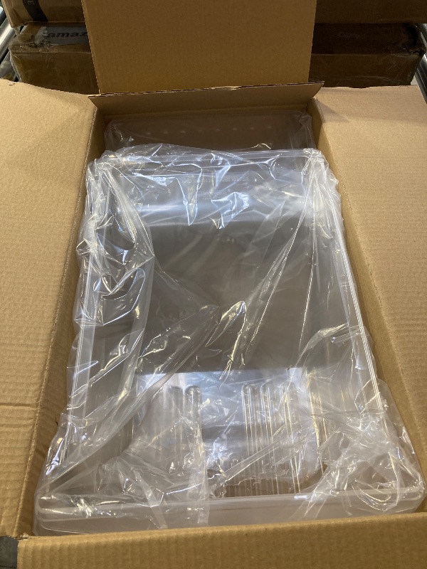 Photo 1 of [2 PACK] Upgraded 240337103 Refrigerator Crisper Drawers Bins Compatible with Frigidaire Kenmore, Frigidaire Drawer Replacement for 240337100 AP2115741 240323007, Food-grade Materials
