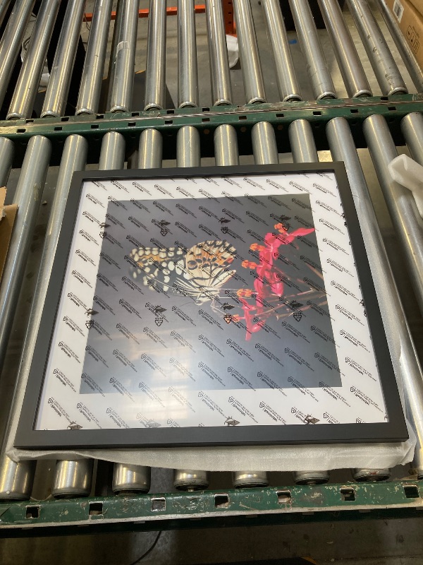 Photo 1 of 18x18 Frame Black With Mat 14x14 Solid Wood Picture Frames Wall Mounting (1 pack, 18x18 Inch)
