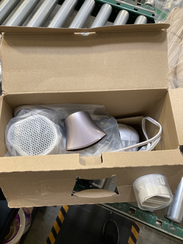Photo 1 of Panasonic Nanoe Salon Hair Dryer with Oscillating QuickDry Nozzle, Diffuser and Concentrator Attachments, 3 Speed Heat Settings for Easy Styling and Healthy Hair - EH-NA67-W (White)