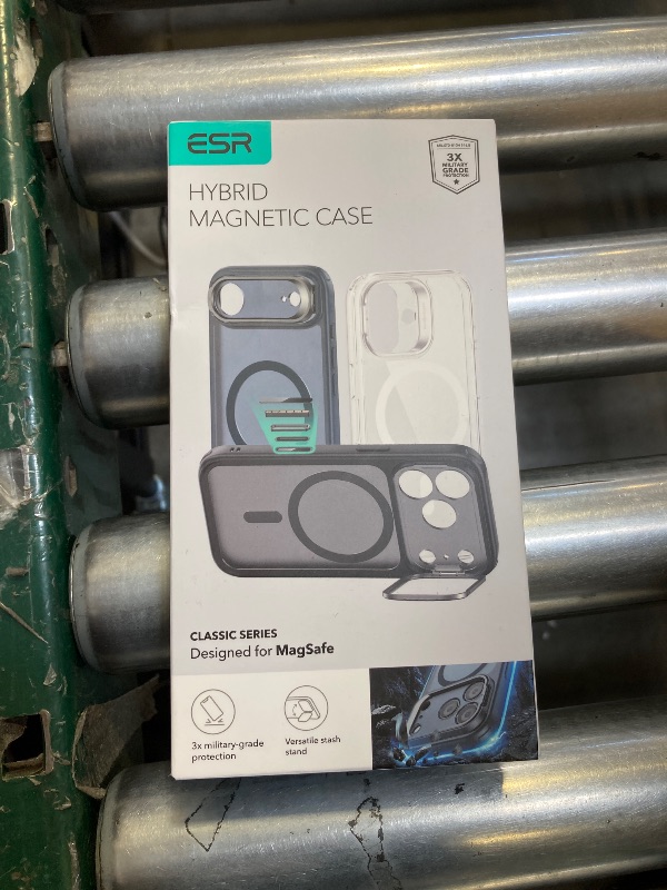 Photo 1 of ESR for iPhone 17 Pro Max Case with Stash Stand, Camera Control Cover Compatible with MagSafe, Military-Grade Drop Protection Phone Case for iPhone 17 Pro Max, Scratch-Resistant Back Cover, Clear