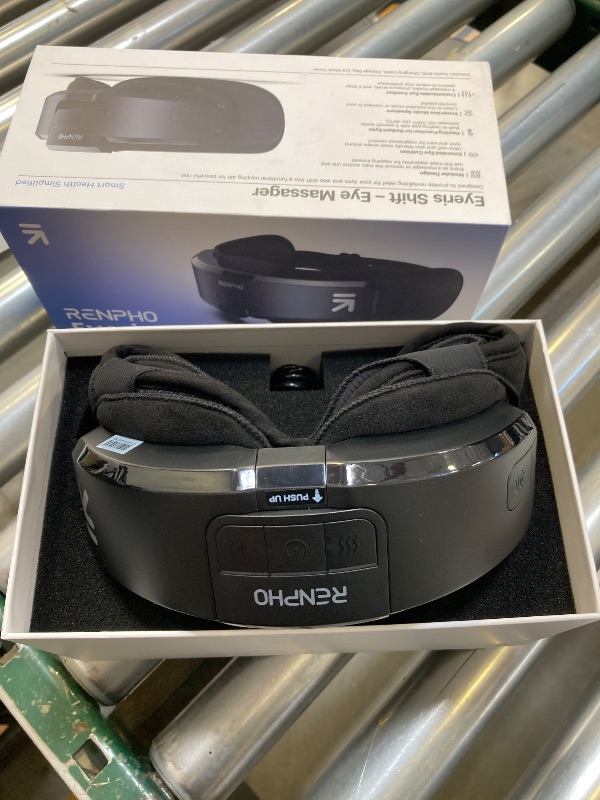 Photo 1 of RENPHO Eyeris Shift Eye Massager for Migraines [2025 Upgraded], Heated Eye Massager & Sleep Mask for Relaxation, Birthday Gifts for Women/Men/Mom/Dad, Music Temple Fack Mask Massager, Improve Sleep