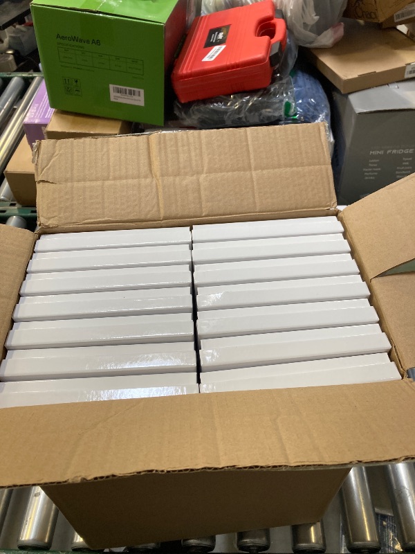 Photo 1 of MESHA White 42PC Jewelry Gift Boxes with Lids, 6x5x1 Cotton Filled Glossy Jewelry Boxes, Necklace Gift Box, Bracelet Gift Box, Earring Box, Bulk Jewelry Boxes for Shipping, Small Business
