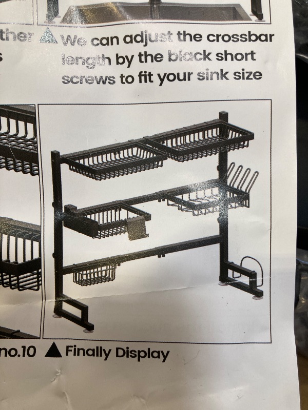 Photo 1 of Adjustable Over Sink Dish Rack 3 Tier 
