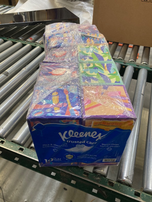 Photo 1 of Kleenex 2-Ply White Facial Tissue,230 Count (Pack of 10)