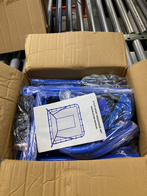 Photo 1 of Soccer Rebounder Net, Quick-Switch Angle Soccer Training for Control, Passing Practice, Easy Setup Rebounder Gifts Aids & Equipment for Kids,Teens & Adults
