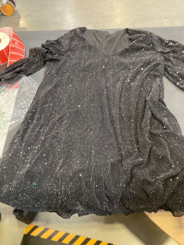 Photo 1 of 1XL-BLACK SPARKLE DRESS 