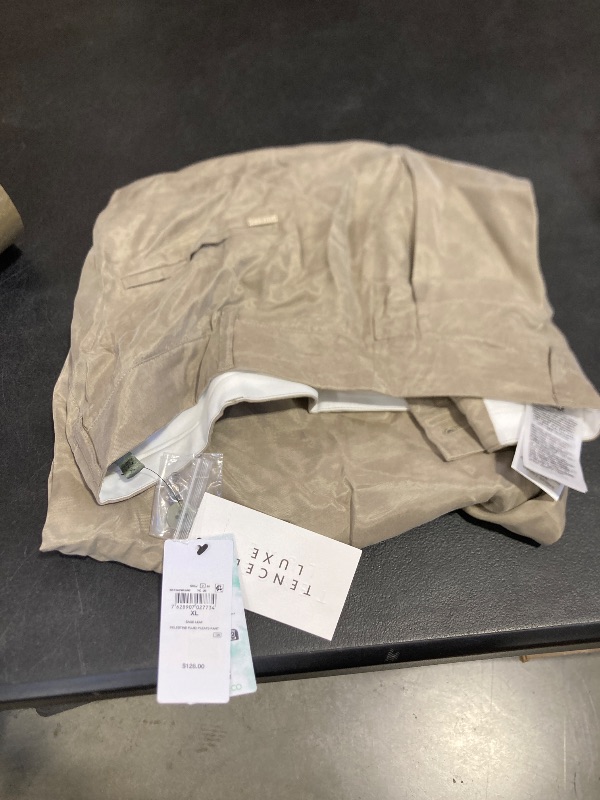Photo 1 of GUESS Women's Eco Celestine Fluid Pleats Pant, Sage Leaf size xl