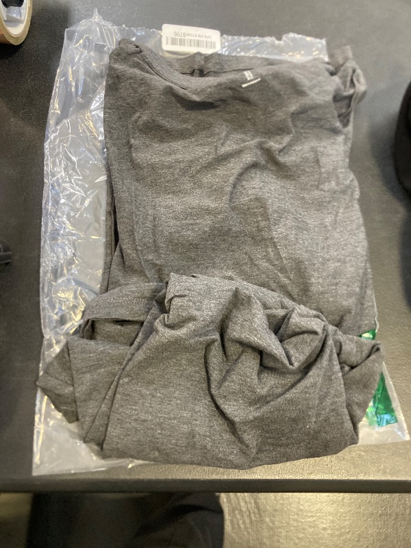 Photo 1 of Amazon Essentials Women's Regular-Fit Short-Sleeve Crewneck T-Shirt, Pack of 2, Charcoal Heather, Small