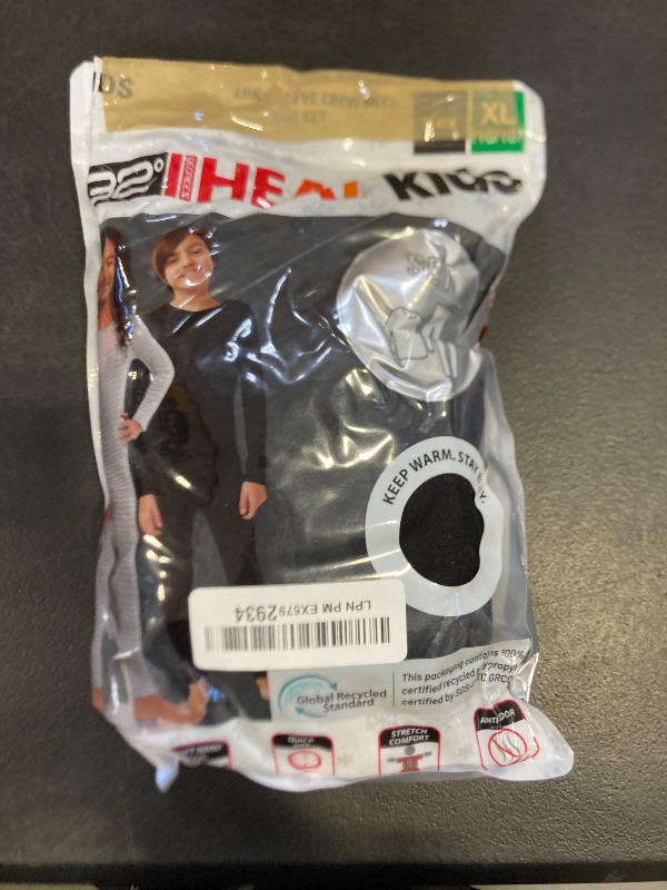 Photo 1 of 32 DEGREES Kids Base Layer Set XL (16/18) Black