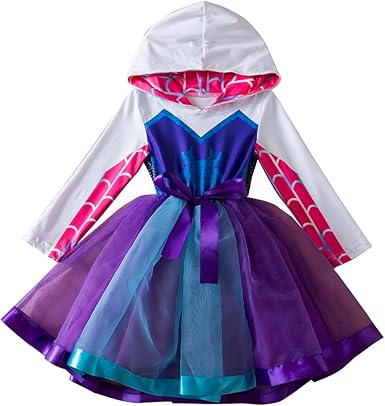 Photo 1 of Tutu Costume for Girls Spider-Man Spider-Gwen dress Girls Cosplay dresses
7T