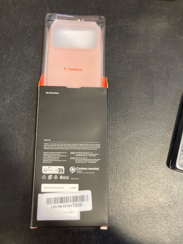 Photo 1 of TORRAS Slim Fit for iPhone 17 Pro Max Case, Ultra Thin 17 Pro Max Case, Lightweight Matte Anti-Scratch Hard PC Cover Phone Case for iPhone 17 Pro Max 6.9 inch,Cosmic Orange