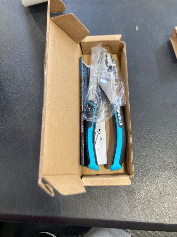 Photo 1 of DURATECH 6 Inch Slip Joint Pliers, Small Pliers with Comfortable TPR Handle, High Carbon Steel, Swivel Rivet, Strong Sharp Teeth, Pliers for Tightening, Loosening and Gripping Nuts and Bolts