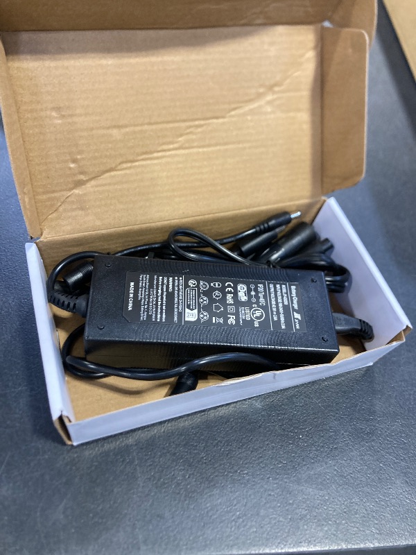 Photo 1 of Brokeir UL Listed 42V 2A Replacement Electric Scooter Charger for 36V Hoverboard Charger with 5 Plugs, Compatible with GOTRAX/ninebot/Jetson/Voyage Scooter Power Adapter