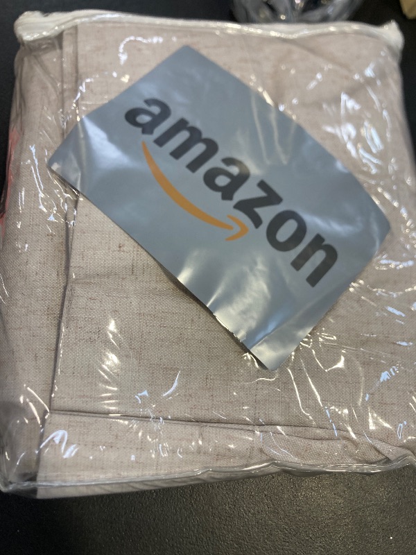 Photo 1 of Aersas Champagne Blackout Curtains 84 Inch Long for Bedroom Neutral Modern Farmhouse Pinch Pleated Linen Blended Room Darkening Curtains Thermal Insulated Black Out Living Room Drapes 40x84