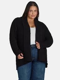 Photo 1 of terry & sky teddy shawl cardigan size 3xl