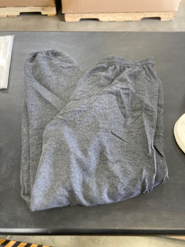 Photo 1 of mens large dark grey hanes sweat pants