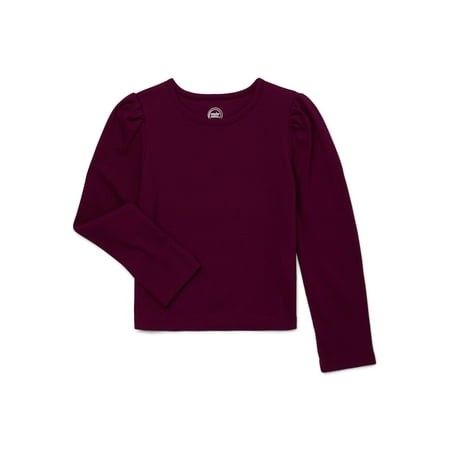 Photo 1 of Wonder Nation Girls Long Sleeve Puff Top Size size 7-8