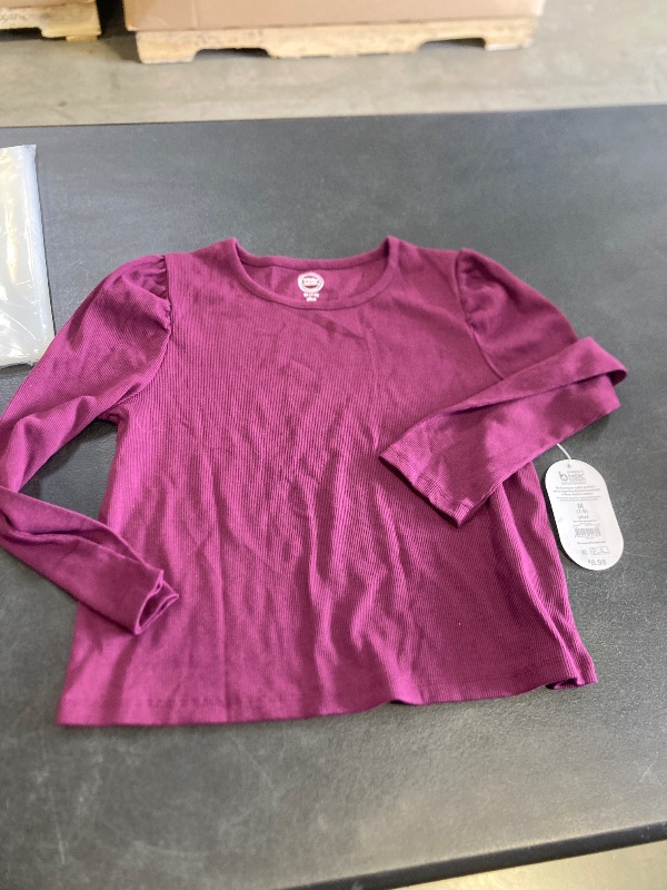 Photo 1 of Wonder Nation Girls Long Sleeve Puff Top Size size 7-8
