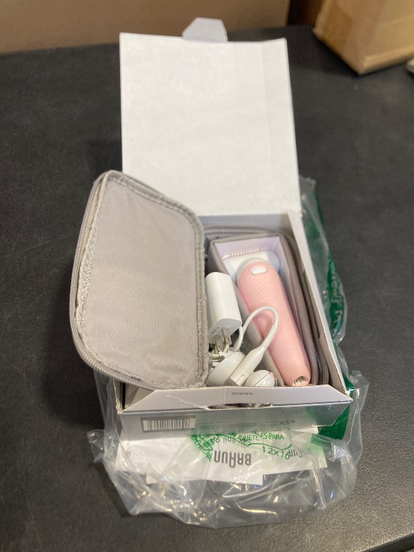 Photo 1 of Braun Epilator Silk-épil 9, Hair Removal Device, Women Shaver & Trimmer, Pivoting Head, Wet and Dry Epilator, Includes Shaver Head and Trimmer Comb, SES9-030