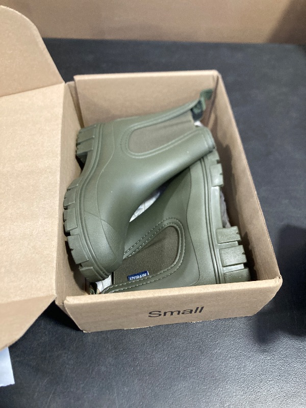 Photo 1 of WOWSTICK Women’s Ankle Rain Boots Waterproof Lightweight Slip Resistant Fashion Garden Booties, 312 Green 41