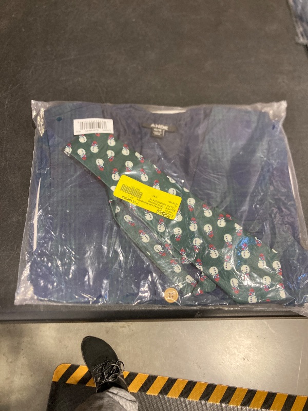 Photo 1 of ande kids blue green suit set size 10-12