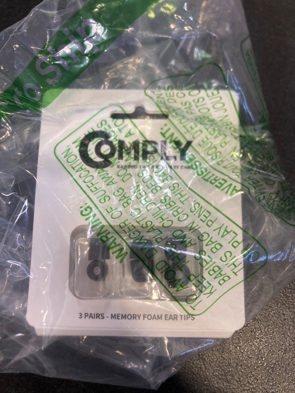 Photo 1 of Comply 500 Core Series | Memory Foam Replacement IEM Ear Tips for KZ, Moondrop, FiiO Sennheiser & More | Superior Noise Isolation, Ultimate Comfort, Secure Fit | Black (S/M/L) (3 Pairs)