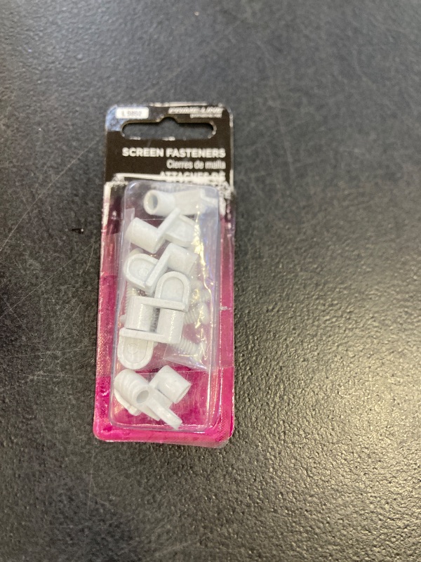 Photo 1 of Prime-Line L 5852 5/16 In. White Diecast Window Clip (8 Pack)