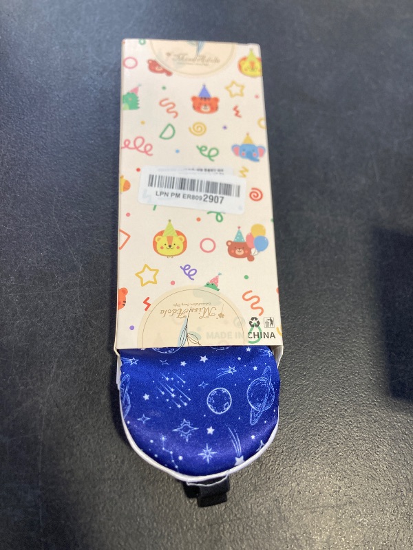 Photo 1 of Miss Adola Sleep Mask for Kids - Cute Cartoon Silk Eye Mask for Sleeping with Adjustable Strap Soft Smooth Light Silk Kids Eye Cover for Boys Girls Teens, Stars Moon