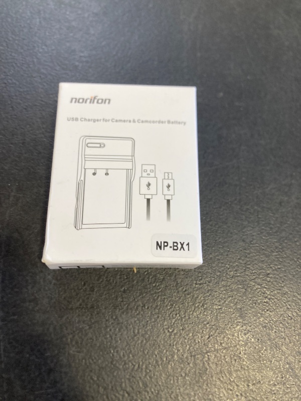 Photo 1 of Norifon NP-BX1 USB Charger for Sony Cyber-Shot DSC-RX100, DSC-RX100 II, DSC-RX100 III, DSC-HX90V, DSC-WX350, DSC-WX500, HDR-AS15 Camera and More