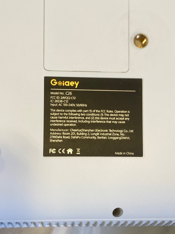Photo 1 of GoogIe TV Smart Projector with WiFi and Bluetooth, Goiaey C26 Mini Portable Projector, Built-in Official Streaming Apps, GoogIe Voice, DoIby Audio, Zoom Native 1080P 4K Supported Movie Proyector
