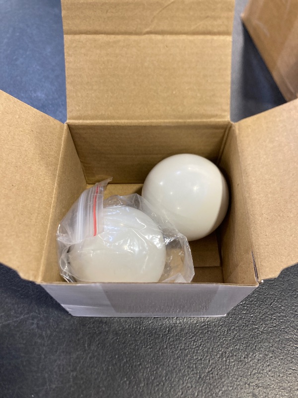 Photo 1 of Deekin 2 Packs 57 mm Bocce Pallino for Bocce Ball Game, Replacement for Sport Adults Kids Outdoor Game(White)