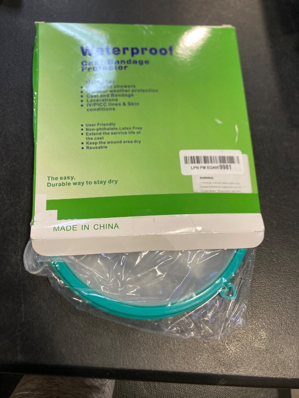 Photo 1 of CIVJET Cast Covers for Shower Leg, Waterproof Cast Cover for Showering, Cast Protector for Shower Leg Adult, Shower Boots for Foot after Surgery, Ankle, Foot (Diameter - 7.9")