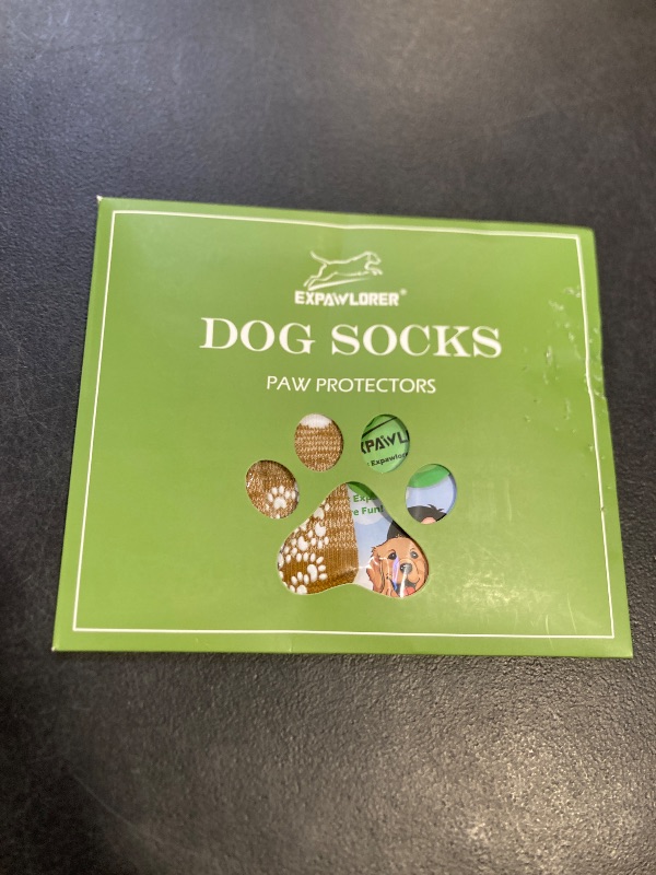 Photo 1 of EXPAWLORER 6PCS Anti-Slip Dog Socks to Prevent Licking Paws,Dog Shoes for Hot Pavement,Best Paw Protector Traction Control on Hardwood Floor,Dog Booties for Puppy Small Medium Large Senior Dogs