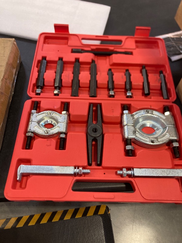 Photo 1 of 14pcs Bearing Separator Puller Set, Heavy Duty 5 Ton Capacity 2" and 3" Bearings Splitters Puller Kit