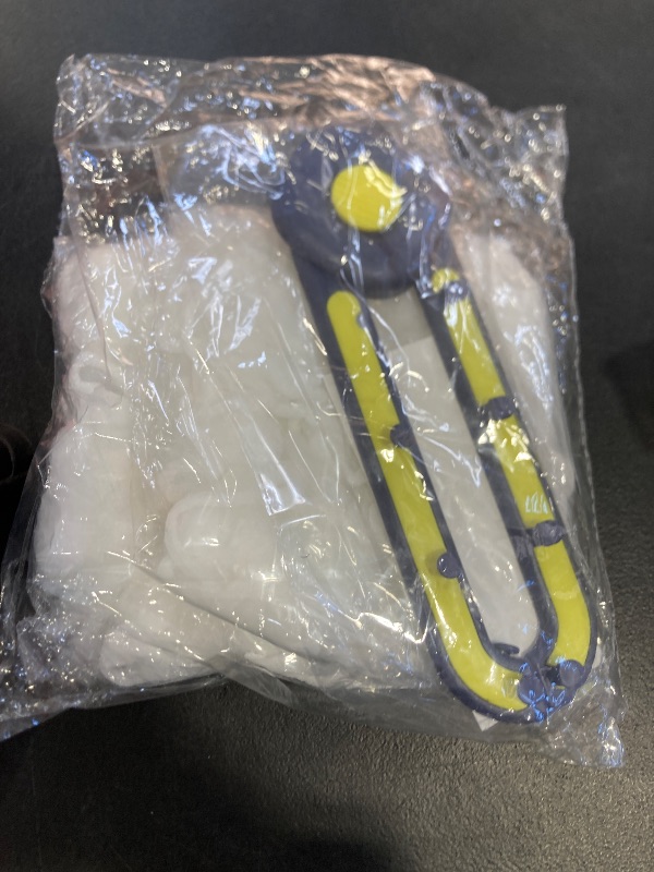 Photo 1 of DeepCrush Sink Strainer with 100 Filter Nets, Multipurpose Triangle ABS Plastic Strainer, Kitchen Food Waste Disposable Mesh Bags (Blue)