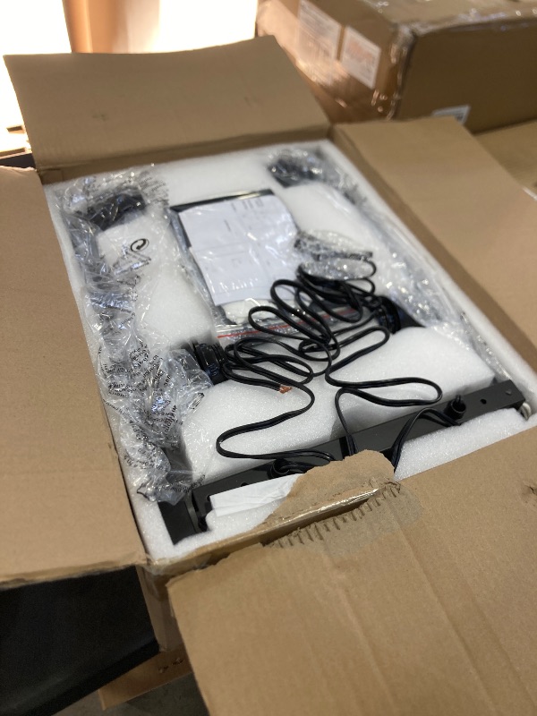 Photo 1 of 5-Light Kitchen Island Light, Black Dining Room Light Fixture Over Table, Farmhouse Linear Pendant Lights Kitchen Island with Glass Shade, Chandeliers for Pool Table, Sink, Bar, Height Adjustable