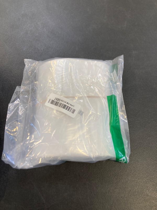 Photo 1 of Dirose Reclosable Poly Zip Top Bags - 3" x 5" (100 Count), 4 Mil - Resealable Plastic Bags with Zipper - Clear Baggies for Jewelry, Pills, Candy