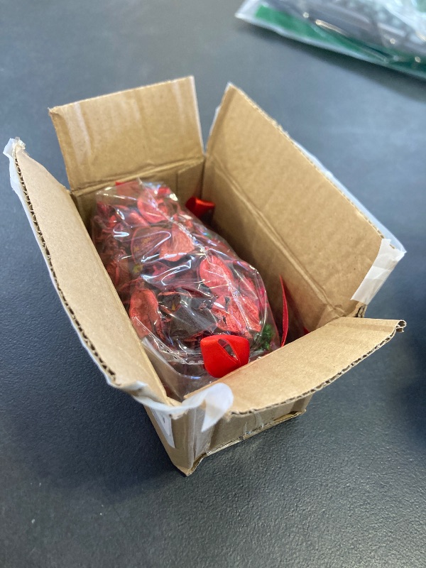Photo 1 of AlaTyche Christmas Potpourri Bags,Cinnamon Apple Scented Potpourri Bowl Filler,Red Decorative Dried Flower,Home Fragrance Sachet of Petals-Mini