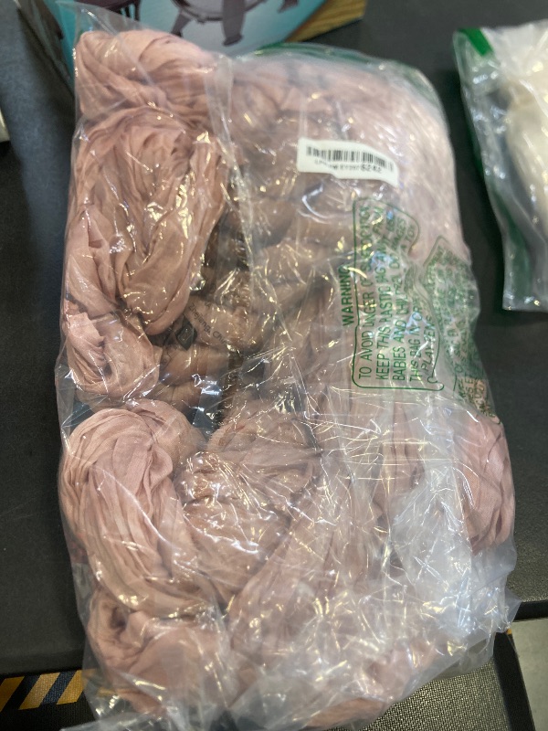 Photo 1 of 10FT 6 Pack Pink Cheesecloth Table Runner 35x120 inchs Romantic Boho Rustic Gauze Sheer Dusty Pink Cheese Cloth Table Runners for Wedding Bridal Baby Shower Tea Party Birthday Home Decorations