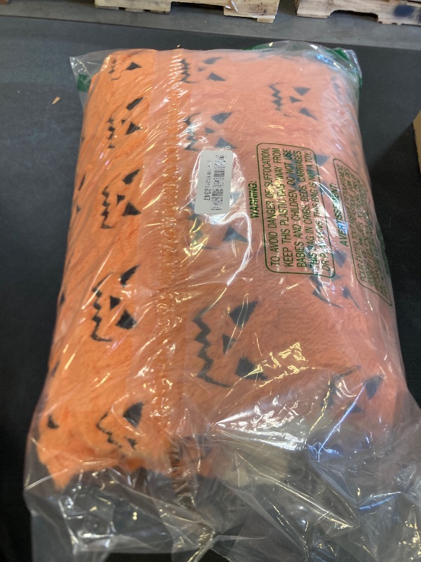 Photo 1 of pumpkin blanket