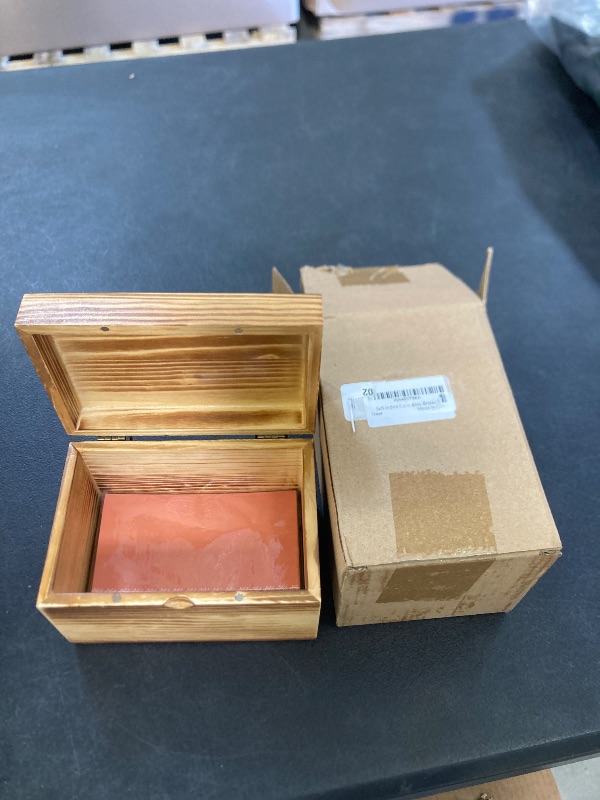 Photo 1 of 3x5 wood index card box