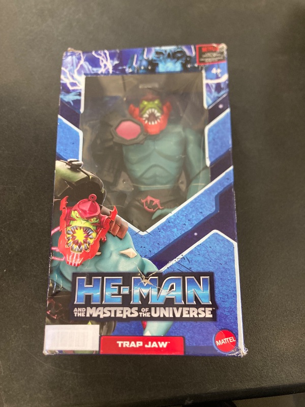 Photo 1 of Masters of the Universe and He-Man Action Figures Motu, Trap Jaw Action Figure Based on Animated Series for Storytelling Play, Articulated Battle Characters, for 4 Years and Older