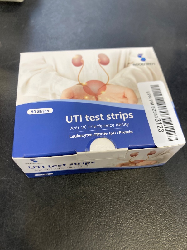 Photo 1 of 4-in-1 UTI Test Strips, 50ct Full Panel Urinary Tract Infection Test Kit at Home for Women Men Kids, Urinalysis Leukocytes, Nitrites, PH, Protein Urine Strip for UTI and Bladder, 50 Strips 50 Cups sealed