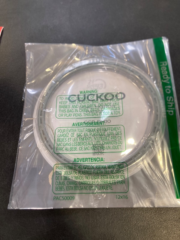 Photo 1 of CUCKOO Replacement Dual Motion Rubber Packing for 10-Cup IH Cooker Models | CCP-DH10